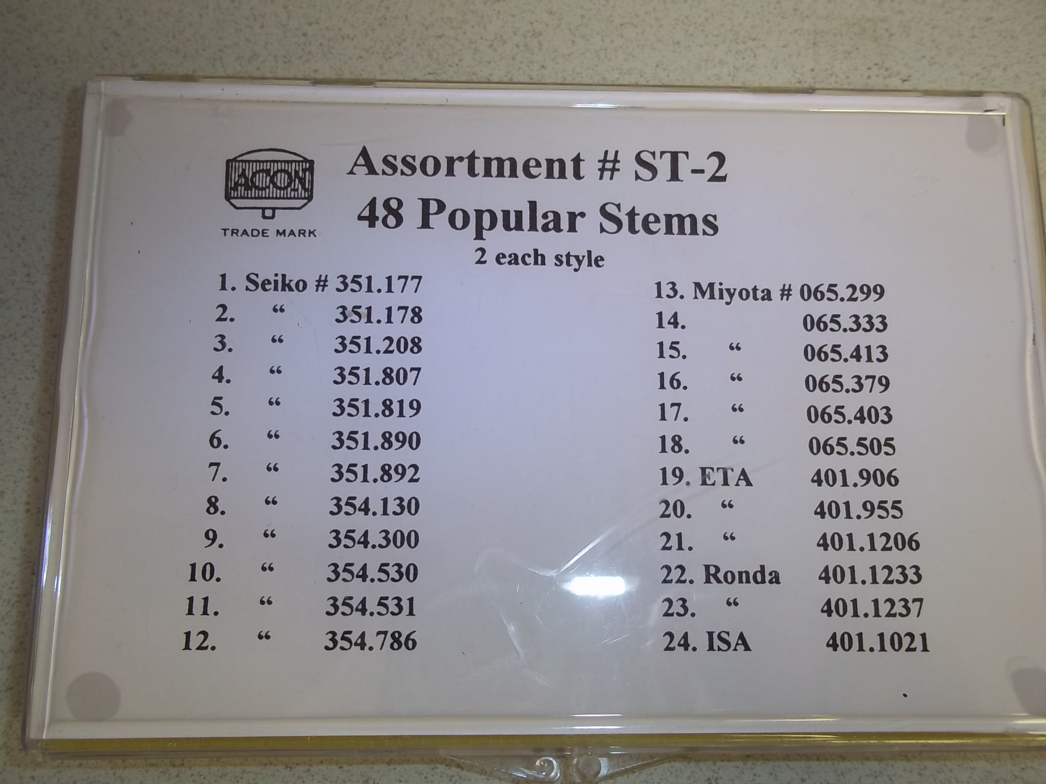 ST248 New! Assortment of 48 Popular Stems